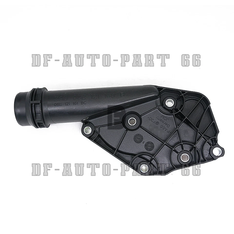 06E121168 Bomba de Agua Termostato Cubierta Carcasa Conector Para Audi A4 A6 2.4 3.2L Foto 4 de 4