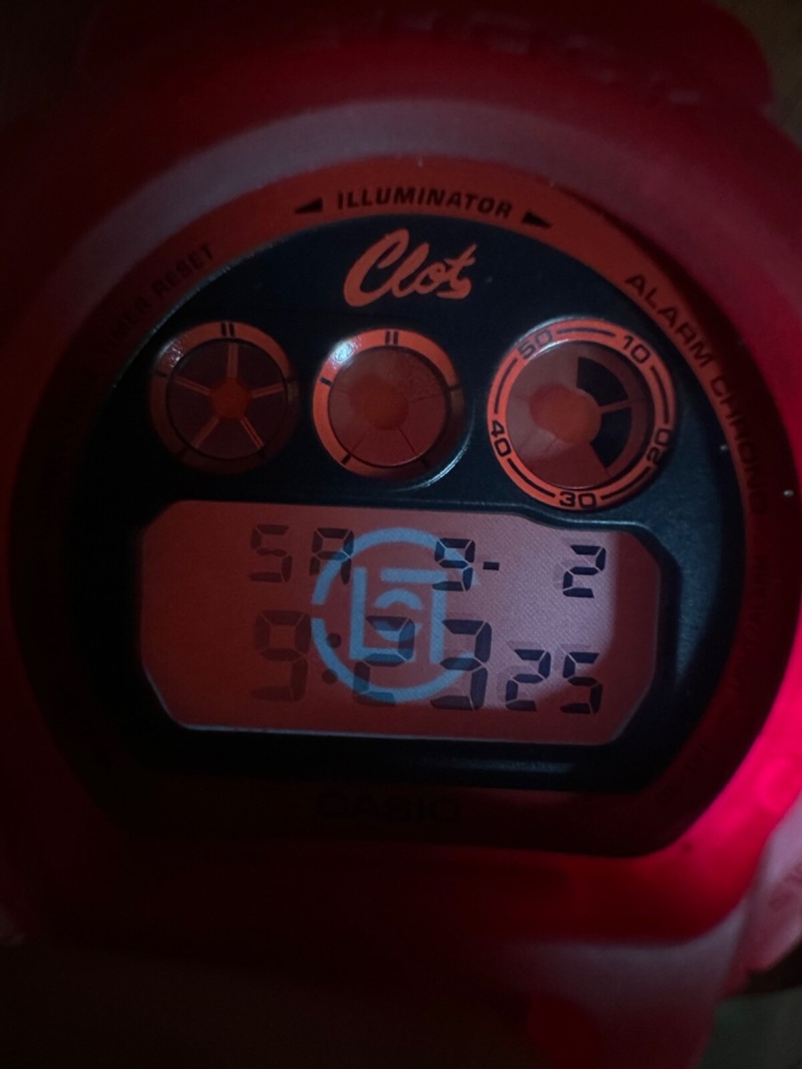 New Casio G-Shock x Clot Red Jelly dw-6900 Limited Edition New Casio G-Shock x Clot Red Jelly dw-6900 Limited Edition