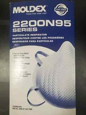 NEW Moldex 2200 N95 Particulate Respirator MD/LG Dust Particle Masks 12 BX Case