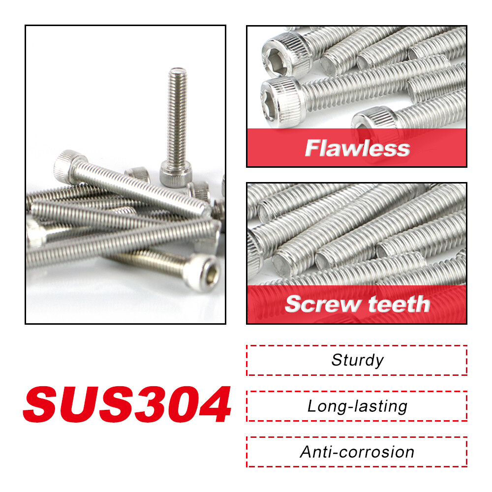 1975-1976 HONDA CB450 CL450 Stainless Steel Engine Bolt Kit Set