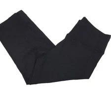 Stelle High Waisted Womens Capri Yoga Pants Black Size Large New In Bag