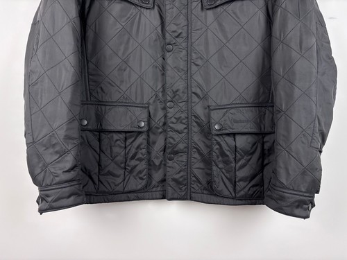Mens Barbour International Ariel Polar Quilted Jacket Black Size M - Picture 3 of 9
