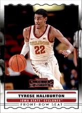 2020-21 Panini Contenders Draft Front-Row Seats Green #8 Tyrese Haliburton RC
