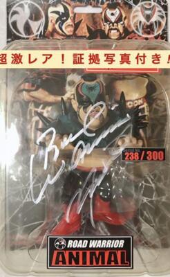 超激レア、シリアルNO238/300証拠写真付き！ロードウォリアーズフィギュア Serial NO238 300 Evidence Photographed Road Warriors Figure