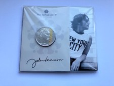 2025 John Lennon Colour Five 5 Pound Coin Sealed Pack BU IN HAND