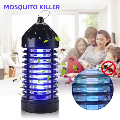 Electric Mosquito Insect Fly Bug Zapper Killer LED Light Trap Pest Control Lamp - Picture 7 of 11