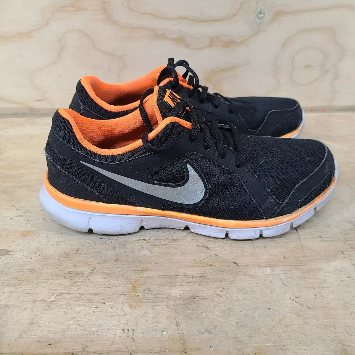 Nike Flex Experience RN2 Running Shoes Men's Size 9 (599517-012) Black  Orange