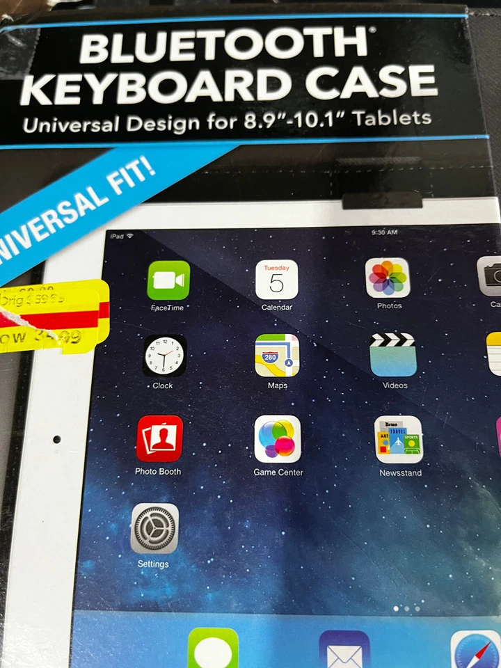 IT-Bluetooth-Keyboard for Ipad/Samsung and more- Mini case #ITIP-7700U Dark-Gray - Image 2 of 4