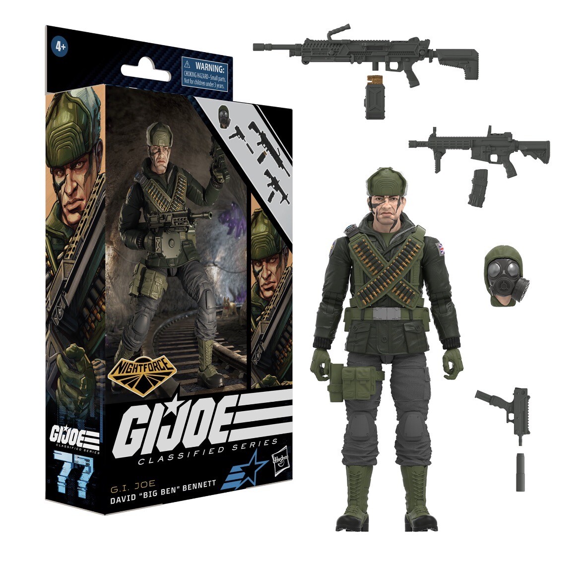GI JOE CLASSIFIED David Big Ben Bennett #77 Walmart Exclusive In