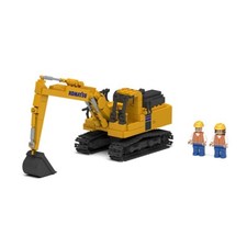 その他 KOMATSU Excavator Building blocks set Komatsu Building Blocks Set by First Gear Dump Truck Excavator