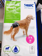 130 Hundewindeln Savic gr&ouml;sse 6  ( 11 Pakete)