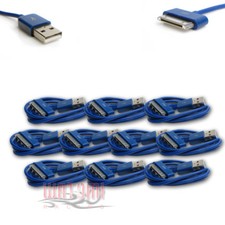 10 6FT USB SYNC DATA POWER CHARGER CABLE APPLE IPAD IPHONE 4S 3GS IPOD NANO BLUE