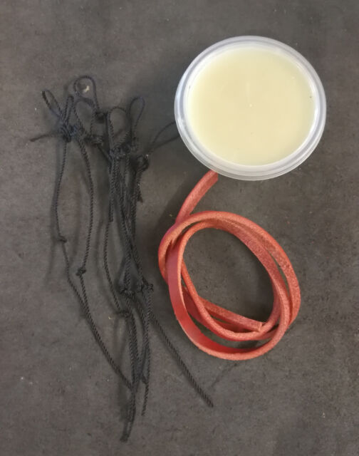 whip repair kit ----- 6 x whip crackers 80gm leather conditioner 1 fall
