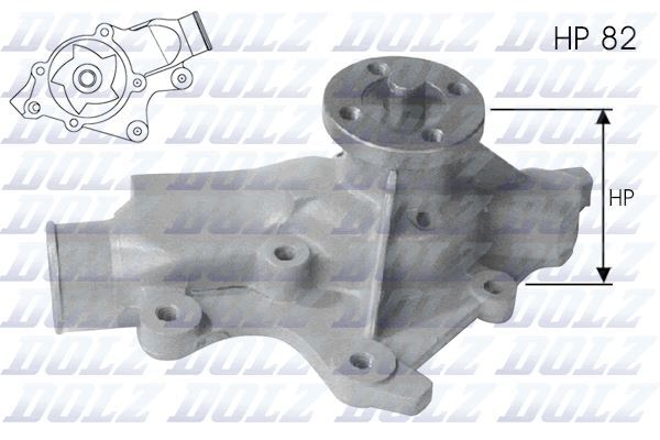 Pompe à eau Jeep Wrangler I 4.0 pièce de rechange pour système de refroidissement 4X4