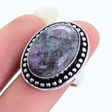 Eudialyte Gemstone Handmade Ethnic Silver Jewelry Ring Size 6.5 RRJ17029