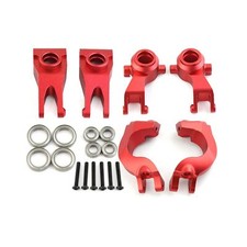 Alloy Front Rear Steering Hub Carriers Blocks Knuckle Arm Set for Arrma 3S BL...