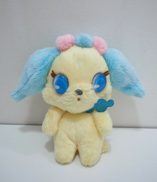 Jewelpet SAPPHIRE Saffy Big Eyes Beanie Sega Sanrio Plush 6" Toy Doll