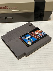 Official Nintendo Entertainment System NES-001 Console Duck Hunt / Mario Tested