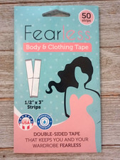 Fearless Body and Clothing Tape Double-Sided Tape for Fashion 50 Strips