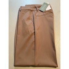 HM Womens Tan Straight Leg Dress Pants Trousers Size 4 NWT 1176514 8