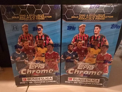 2021-22 Topps Chrome Bundesliga Soccer Lite Box SEALED (2 box lot)