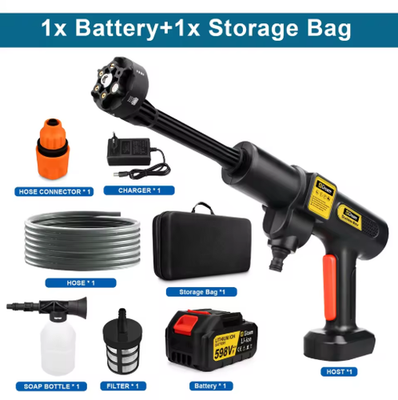 #ad Gisam 250Bar Brushless High Pressure Car Washer Gun 4 Gears Electric Garden Wash $200.99