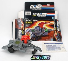 Vintage 1987 GI Joe ARAH Road Toad B.R.V. 99 Complete w Box & Blueprints