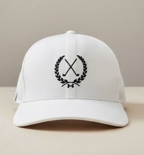 Under Armour Men's Stretch Fit Cap White M/L UA Drive Mid Hats
