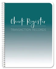 Check Register Book/Transaction Records Log Book/for Personal or Professional...