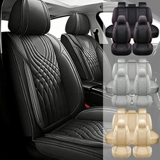 For Honda Accord Civic Crv Hrv Full Set Leather Seat Cover Front Rear Cushion
