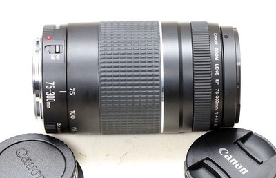Canon EF 75-300mm f/4-5.6 III zoom lens