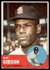 1963 Topps Bob Gibson #415 St. Louis Cardinals - Very Good