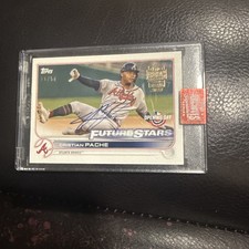 2023 Topps Archives Signature Series Gold SP RC /54 Christian Pache #183 Mint