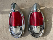 1956 Mercury Tail Lights Assemblies Housing Pair Brake Fomoco Ford Mrst-56 Lens