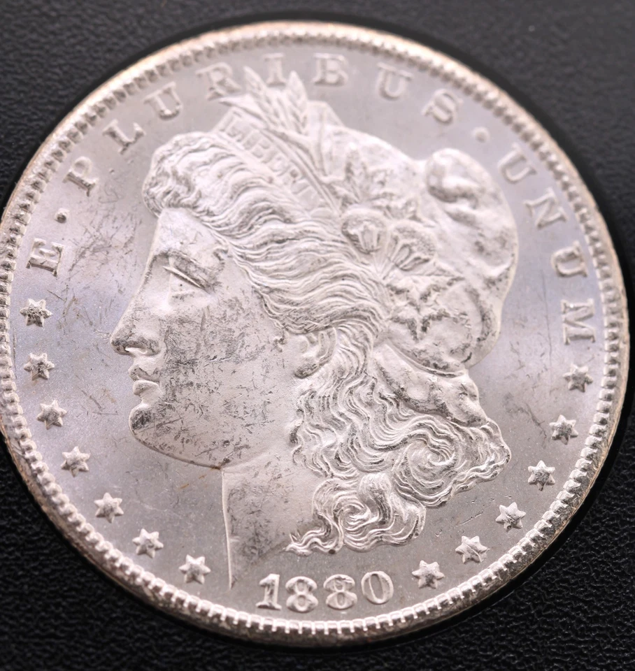 1880 8/Low 7 CC Morgan Silver Dollar $1 NGC MS62 VAM-6 CAC  (GSA Hoard) - Image 3 of 4