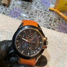 GUESS WATERPRO U10575G1 Black Dial 45mm Chronograph Day/Date Watch NEW Battery