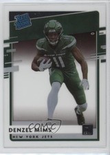 2020 Panini Chronicles Clearly Donruss Rated Rookie Denzel Mims #RR-DM 17p7