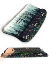 Ergonomic Wave Wrist Rest with Keyboard Stand, Cushioned Palm Rest, Comfortab...