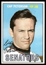 1967 Topps #387 Cap Peterson Washington Senators VGEX 61712