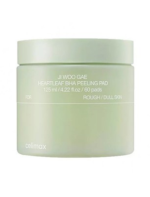 celimax Ji Woo Gae Heartleaf BHA Peeling Pad 125ml (60pads) K-beauty