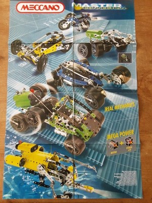Meccano 1998 Poster Master Connection Poster