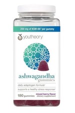 Youtheory Ashwagandha Gummies 180 Count