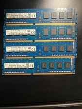 Lot of 4 SK Hynix 4GB PC3-12800U DDR3-1600 Desktop Memory HMT451U6AFR8C-PB