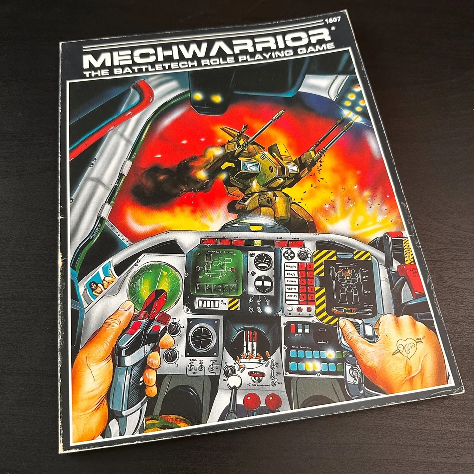 BattleTech 1607: MechWarrior The Role Playing Game RPG OOP FASA 1986 - Image 2 of 4