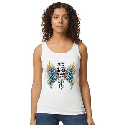 Your Wings Bereits Exist Damen Trägershirt Tank Top Engelsflügel Inspirierend