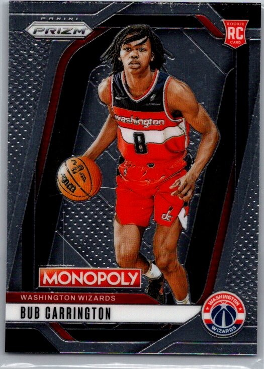 2024-25 Panini Prizm Monopoly #87 Bub Carrington Red wave