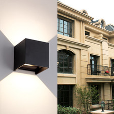 Cube LED Wall Lights Up Down Sconce IP65 Indoor Outdoor Durable Light Fixtures