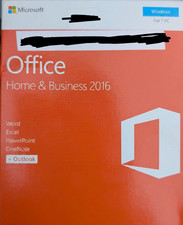 Microsoft Office Home  Business 2016 for Windows 1 PC Word Excel PowerPoint