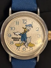 Disney Donald Duck Bradley Birthday Edition Manual Wind Watch Working Women’s