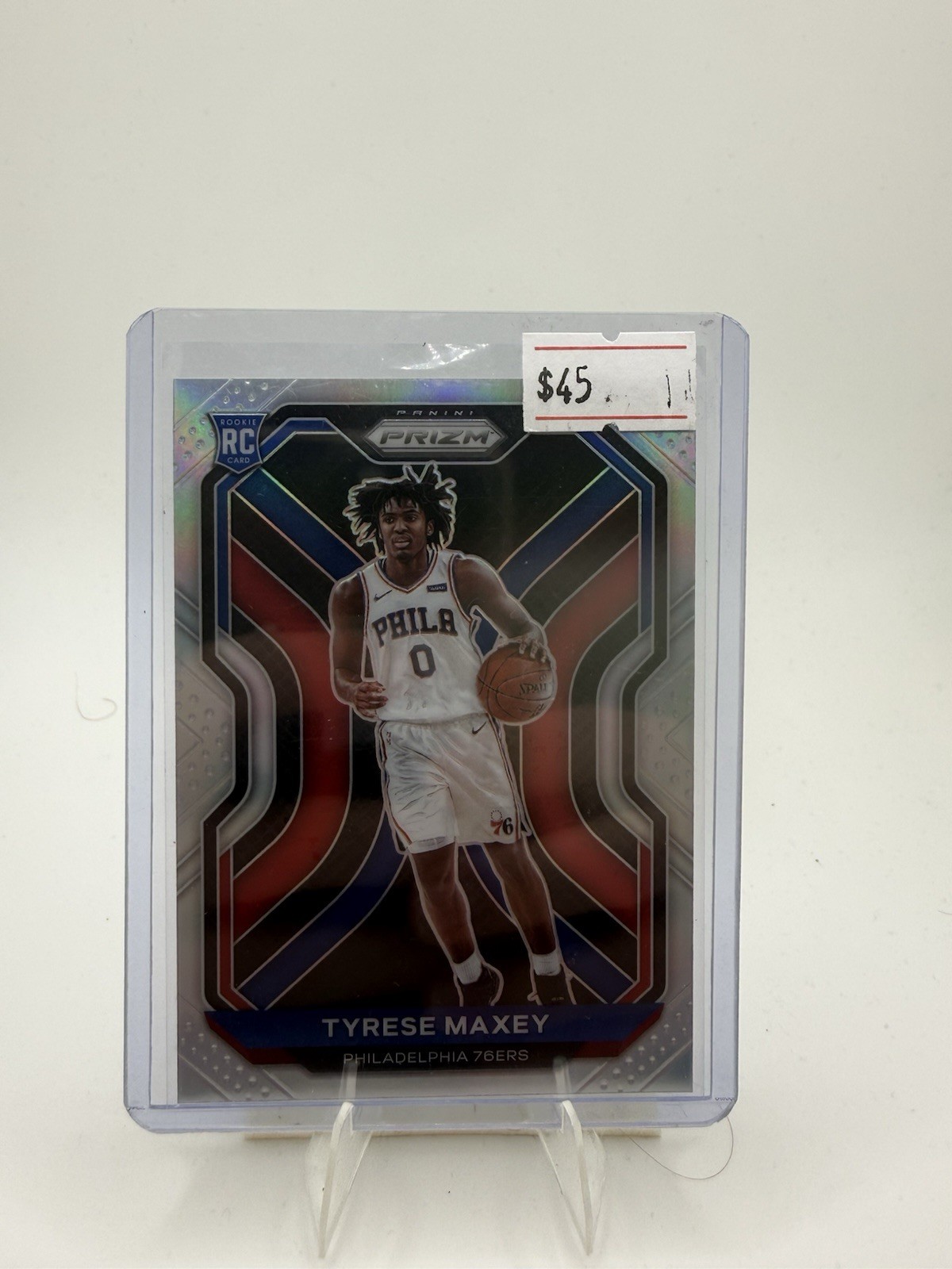 2020-21 Panini Prizm - Tyrese Maxey #256 Silver Prizm (RC)